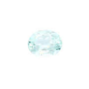 Oval Faceted Aquamarine Loose Gemstone