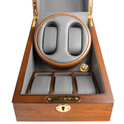 William Double Watch Winder (Brown)