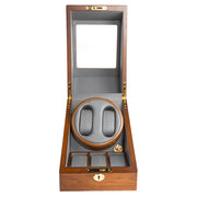 William Double Watch Winder (Brown)