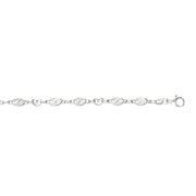 Sterling Silver Filagree Anklet