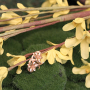 14K Yellow Gold Petit Floral Pin