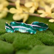 Belle Etoile Lily Leaf Bangle Bracelet