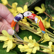 Belle Etoile Toucan Enamel Bracelet