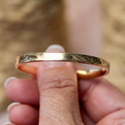 14K Yellow Gold Baby Bangle Bracelet