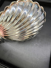 Silver Plated Shell Baptism Dish