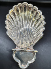 Silver Plated Shell Baptism Dish