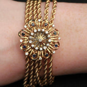 Elegant Secret Watch Gold Bracelet