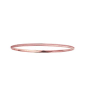 14K Rose Gold Concave Bangle Bracelet