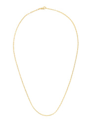 14K Yellow Gold 1.5mm Paperclip Chain Necklace