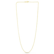 14K Yellow Gold .9mm Lumina Chain Necklace