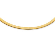 14K Two-Tone Gold 6mm Reversible Omega