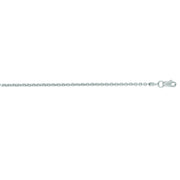 14K White Gold 2.3mm Lite Forsantina Chain Necklace