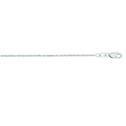 14K White Gold .9mm Lumina Chain Necklace