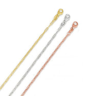 14K Yellow Gold 1.5mm Paperclip Chain Necklace