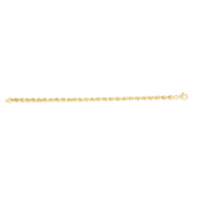 10K Yellow Gold 10.7mm Semi-Solid Classic Miami Cuban Link Bracelet