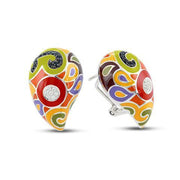 Sterling Silver Paisley Earrings