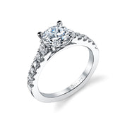 Classic Solitaire Diamond Engagement Ring Setting