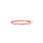 14K Rose Gold Polished 5mm Bangle Bracelet