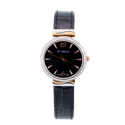 Ladies Black Stainless Steel Dress Watch