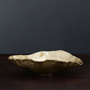 Sierra Modern Large Maia Gold Oval Bowl