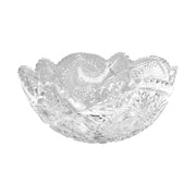 Hand-Cut 9 lb Crystal Punch Bowl