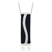 Sterling Silver Enrapture Wavy Pendant