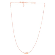 14K Rose Gold Angel Wing Necklace