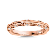 Rose Gold Diamond Wedding Band