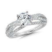 Split Shank Diamond Engagement Ring