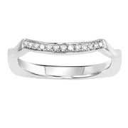 14K White Gold Polished Gold Wedding Band