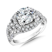 Diamond Split Shank Engagement Ring