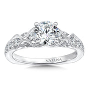 14K White Gold Engagement Ring