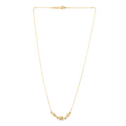 14K Yellow Gold Mini JAX Link Necklace