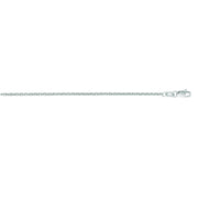 14K White Gold 1.8mm Lite Forsantina Chain Necklace