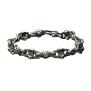 Stainless Steel Antique Distressed Mariner Chain Bracelet