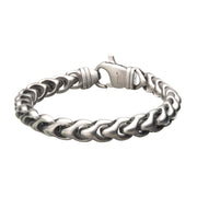 Matte Stainless Steel Big Chain Bracelet